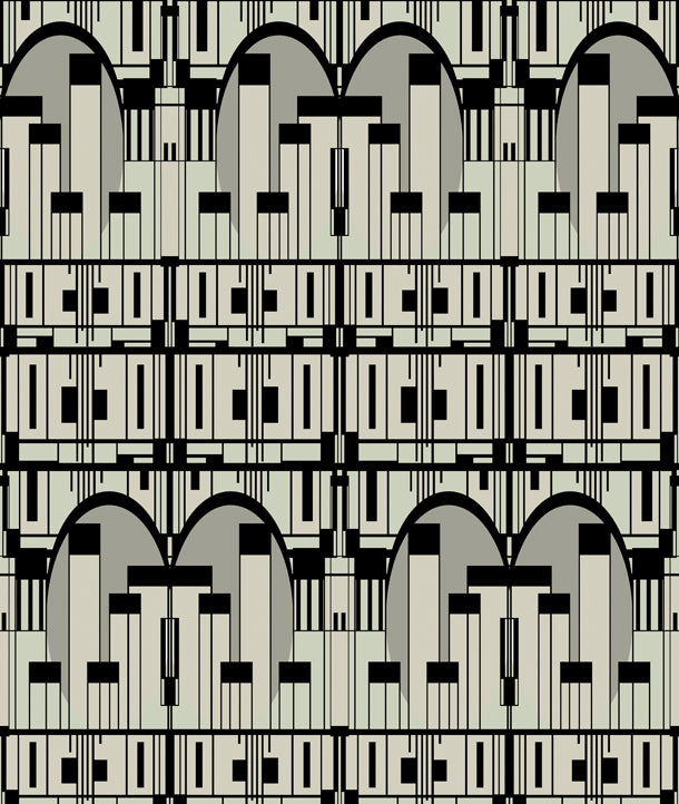 Deco Scrapers Art Deco (grey)