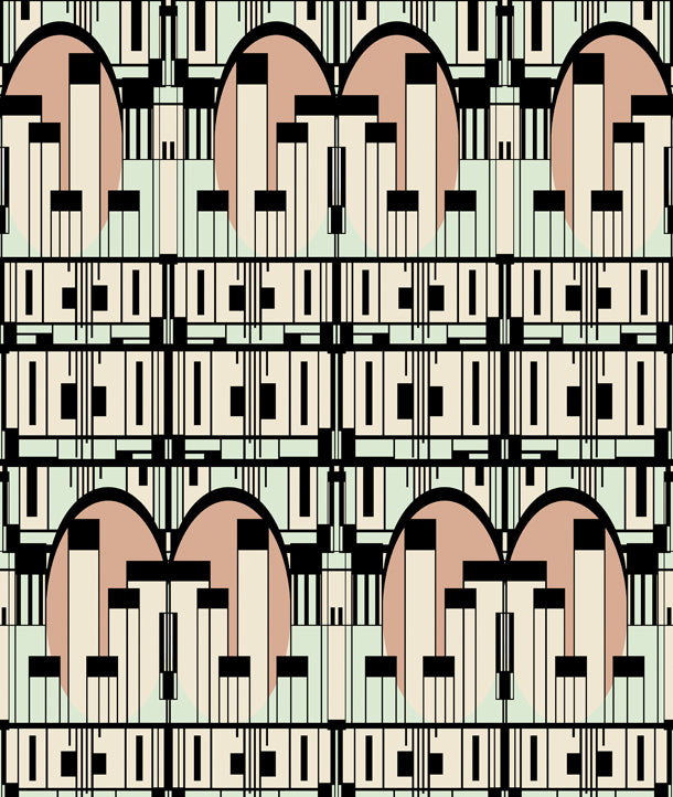 Deco Scrapers Art Deco (mink)