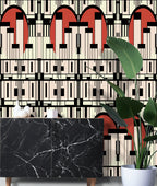 Deco Scrapers Art Deco (reddish-brown))