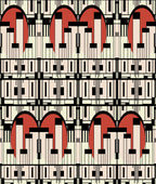 Deco Scrapers Art Deco (reddish-brown)