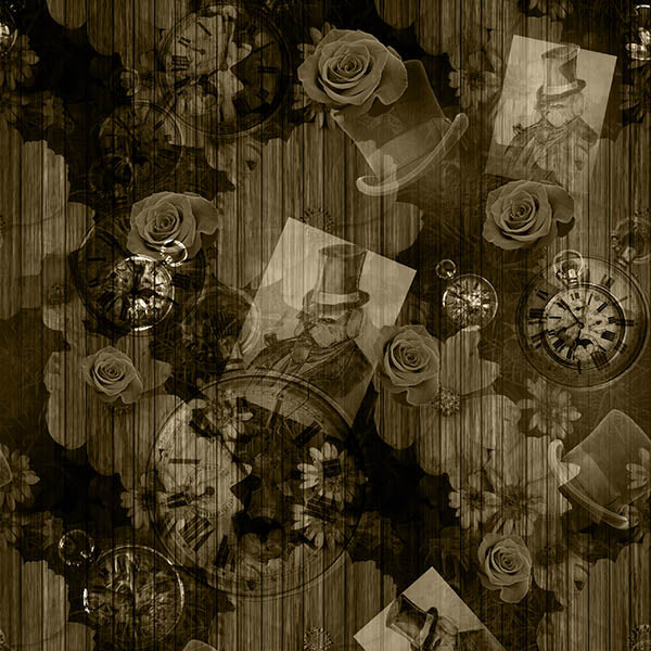 Dog N Watch Wallpaper (vintage) by ATADesigns