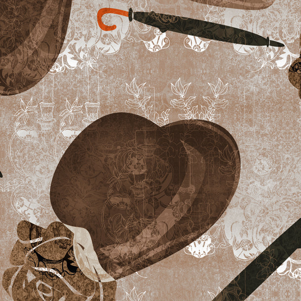 Edward Bowler Mural (brown)