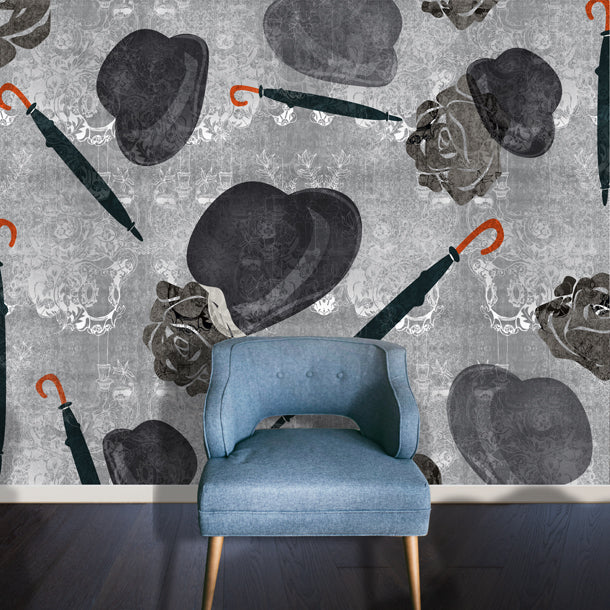 Edward Bowler Mural (grey)