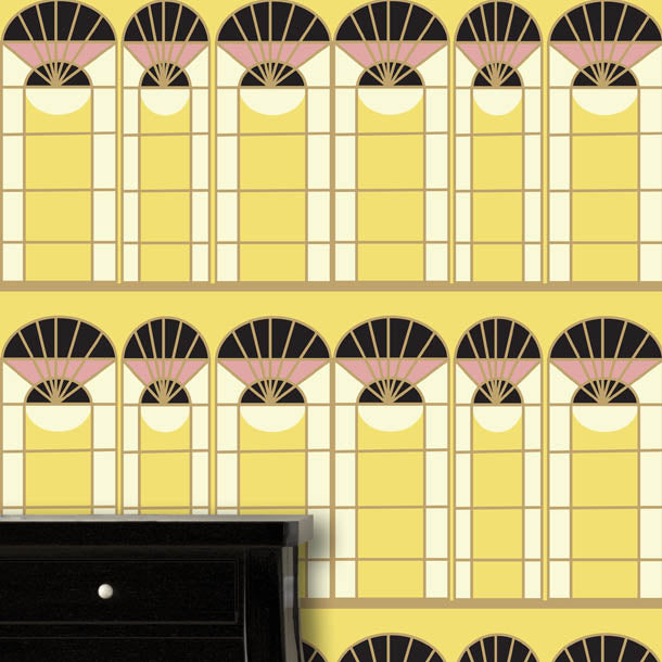 Elegant Art Deco Wallpaper by ATADesigns