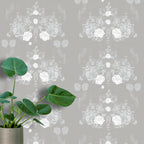 Elizabeth Rose Wallpaper (grey) by ATADesigns