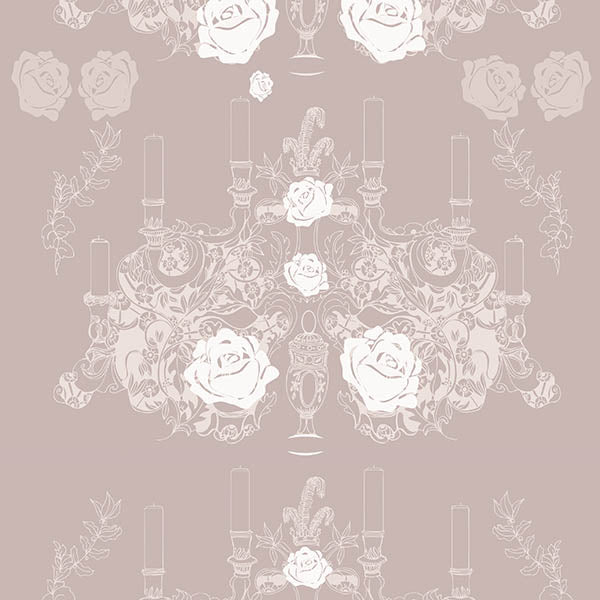 Elizabeth Rose Wallpaper (pink) by ATADesigns
