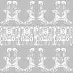 Enchanting Lilly Art Deco Wallpaper by ATADesigns