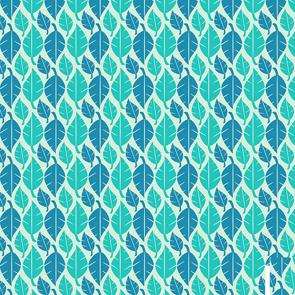 Fallen Leaves Wallpaper (bluey-mix) by ATADesigns