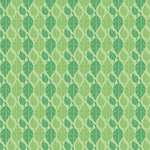 Fallen Leaves (green-mix-on-pastel) Wallpaper by ATADesigns