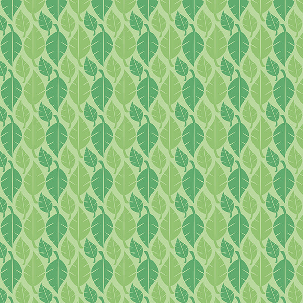 Fallen Leaves (green-mix-on-pastel) Wallpaper by ATADesigns