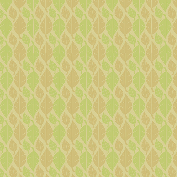 Fallen Leaves (lime-green-linen-on-pastel) by ATADesigns