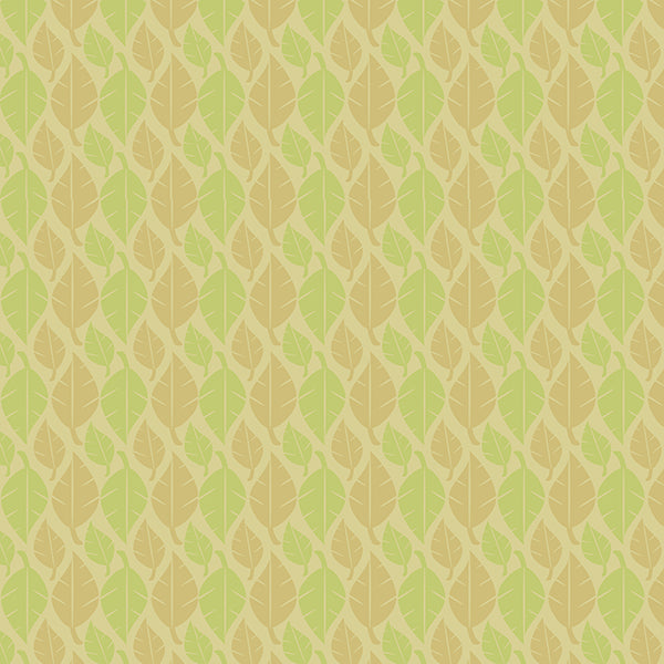 Fallen Leaves (lime-green-linen-on-pastel) by ATADesigns