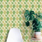 Fallen Leaves (yeillow-green) Wallpaper by ATADesigns