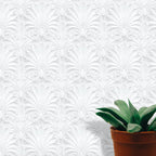 Fans of Stone Wallpaper (white) by ATADesigns
