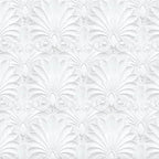 Fans of Stone Wallpaper (white) by ATADesigns