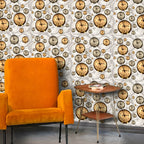 Floating Clocks Wallpaper by ATADesigns