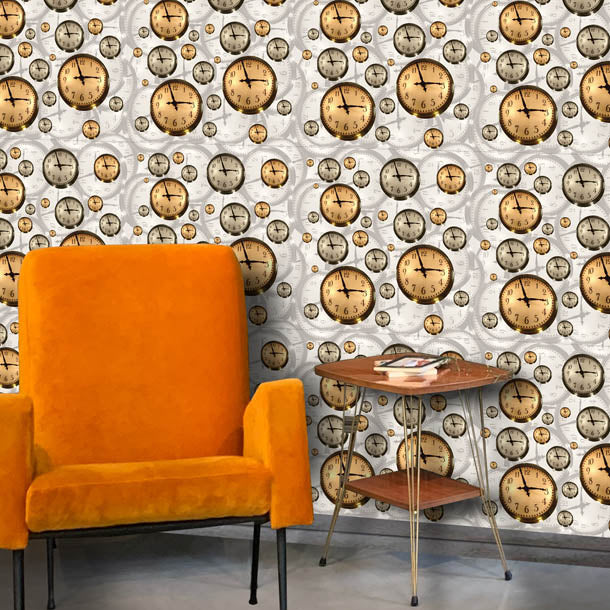 Floating Clocks Wallpaper by ATADesigns
