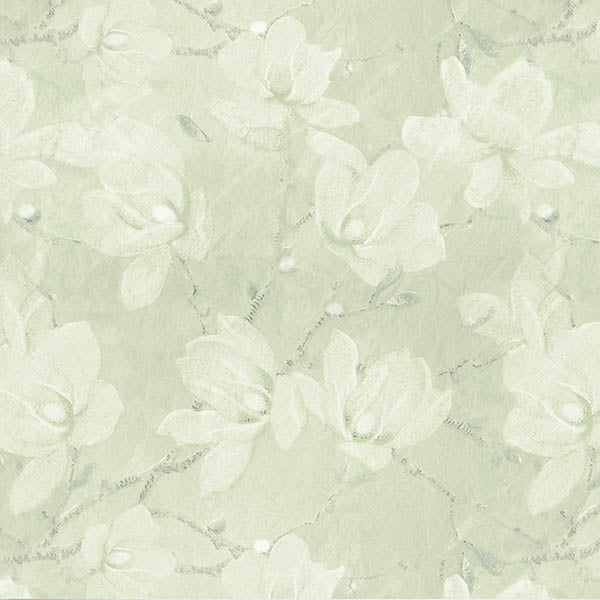 Floral Blossom Wallpaper (fresh-green) by ATADesigns