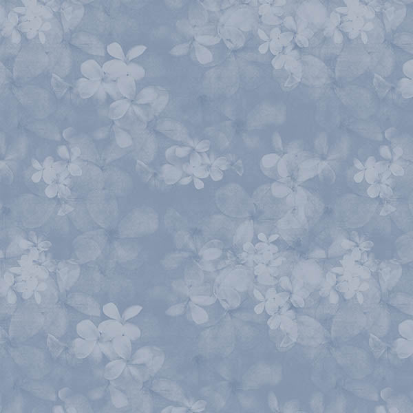 Floral Mist Wallpaper (slate-blue-grey) by ATADesigns