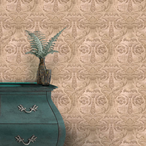 Floral Stone Wallpaper by ATADesigns