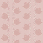Floral Teapot Wallpaper (pink) by ATADesigns