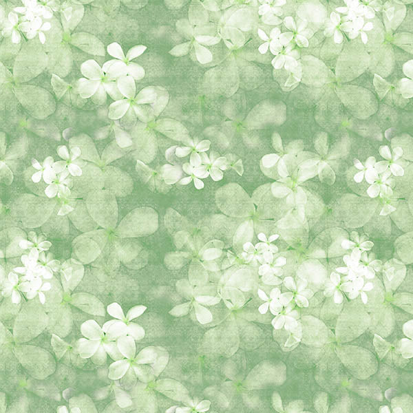Floral Wallpaper (pea-green) by ATADesigns