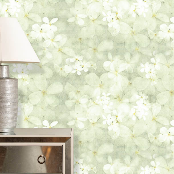 Floral Wallpaper (fresh-green) by ATADesigns