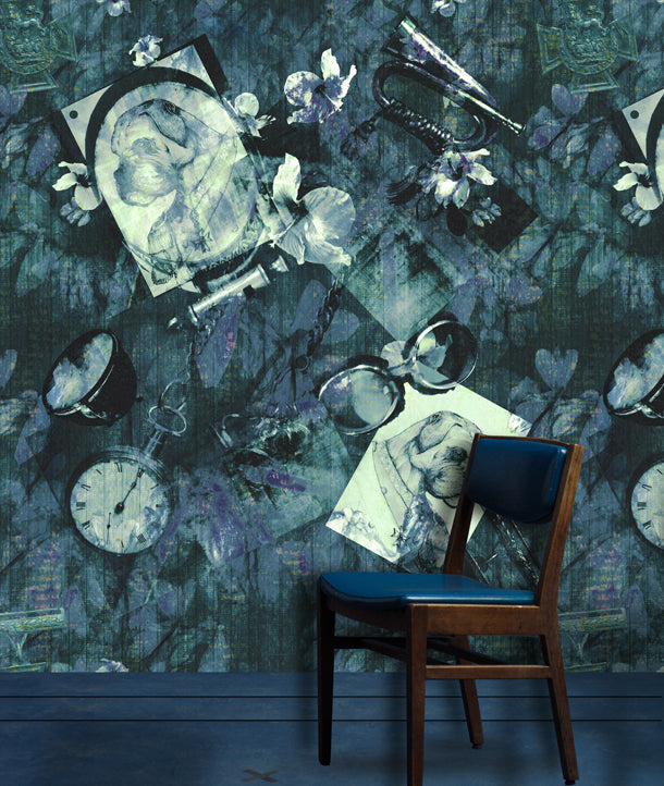 General Bulldog Mural (blue)