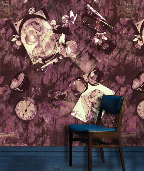 General Bulldog Mural (pink)