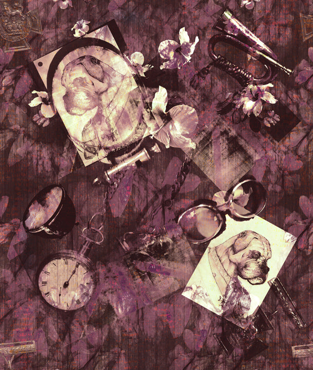 General Bulldog Mural (pink)