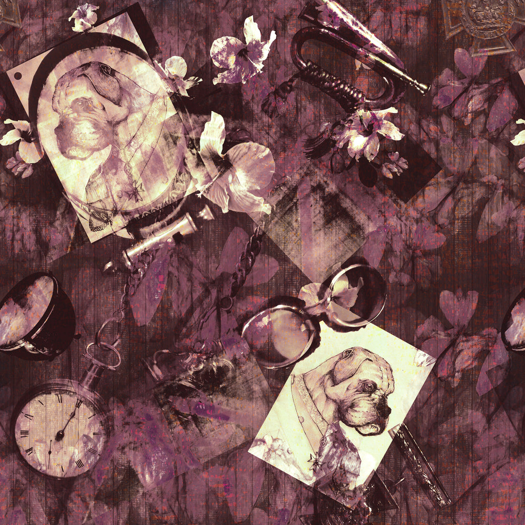 General Bulldog Wallpaper (pink) by ATADesigns