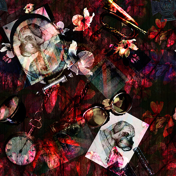 General Bulldog Wallpaper (red) by ATADesigns