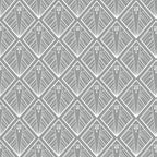 Geometric Art Deco Wallpaper (grey) by ATADesigns