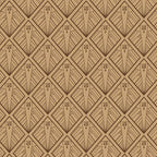 Geometric Wallpaper (brown) by ATADesigns