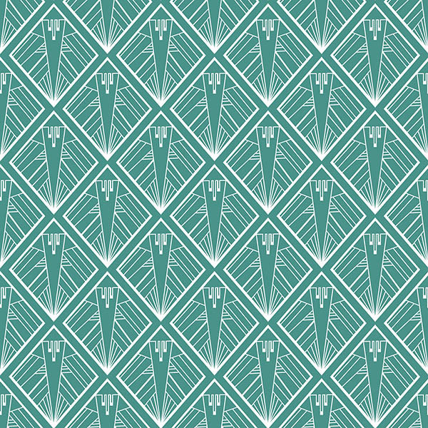 Geometric Wallpaper (pine-green-light) by ATADesigns