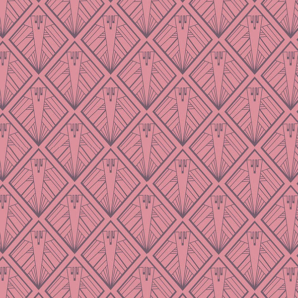Geometric Wallpaper (pink) by ATADesigns