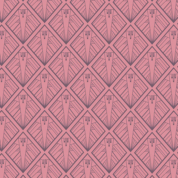 Geometric Wallpaper (pink) by ATADesigns