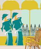 High Society Art Deco Mural