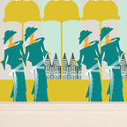 High Society Art Deco Mural