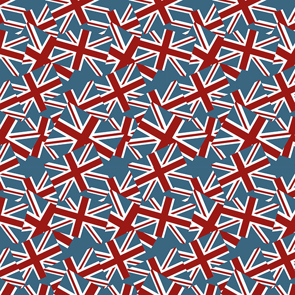 seamless pattern of union jack flag. vector illustration. template
