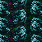 Kews Dramatic Roses Wallpaper (green) by ATADesigns
