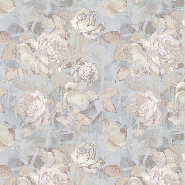 Kews Ghost Roses Wallpaper (linen) by ATADesigns