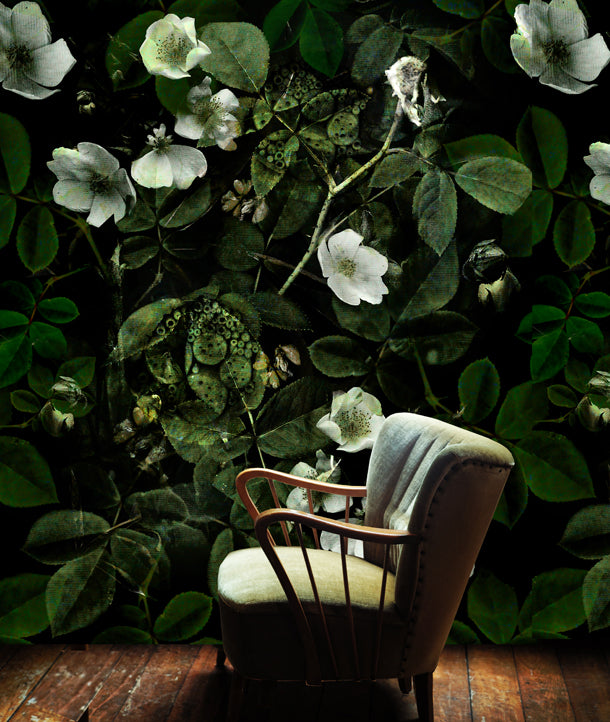 Kews Leafy Florals (green)