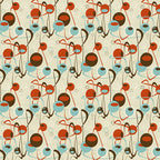 La Fete Wallpaper (red) by ATADesigns