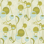 La Fete Wallpaper (green) by ATADesigns