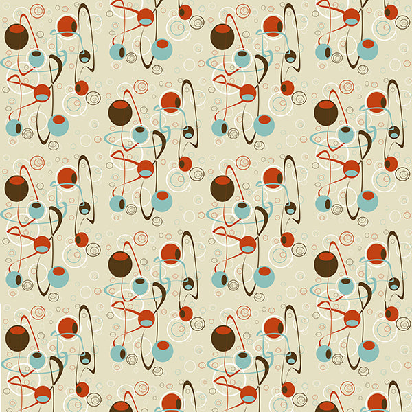 La Fete Wallpaper 1 (cream) by ATADesigns