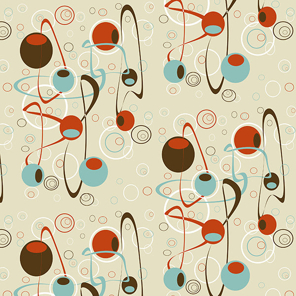 La Fete Wallpaper 1 (cream) by ATADesigns