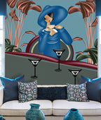 Lady Helena Art Deco Mural