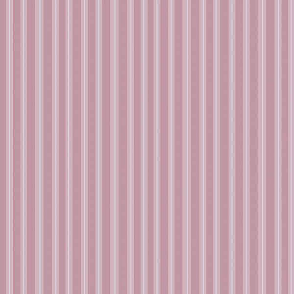Leaf Drop Stripes Wallpaper (light-pink) by ATADesigns