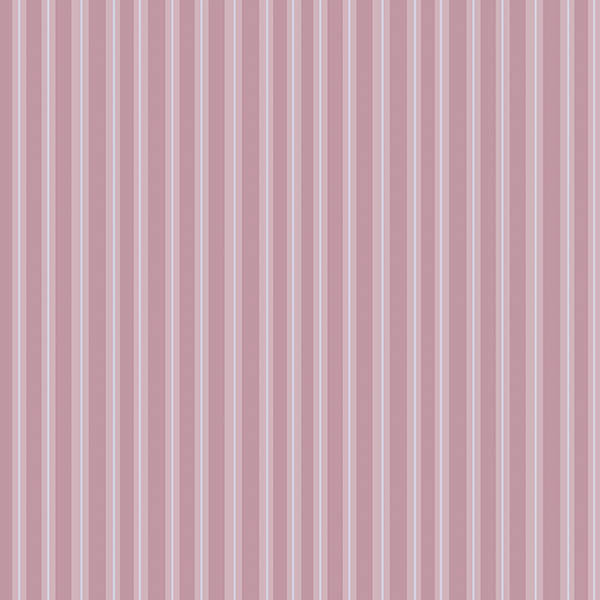 Leaf Drop Stripes Wallpaper (light-pink) by ATADesigns